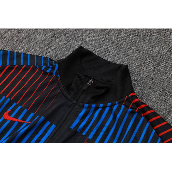Tuta da Track di Giacca FC Barcellona 2024-2025 Rosso e Blu